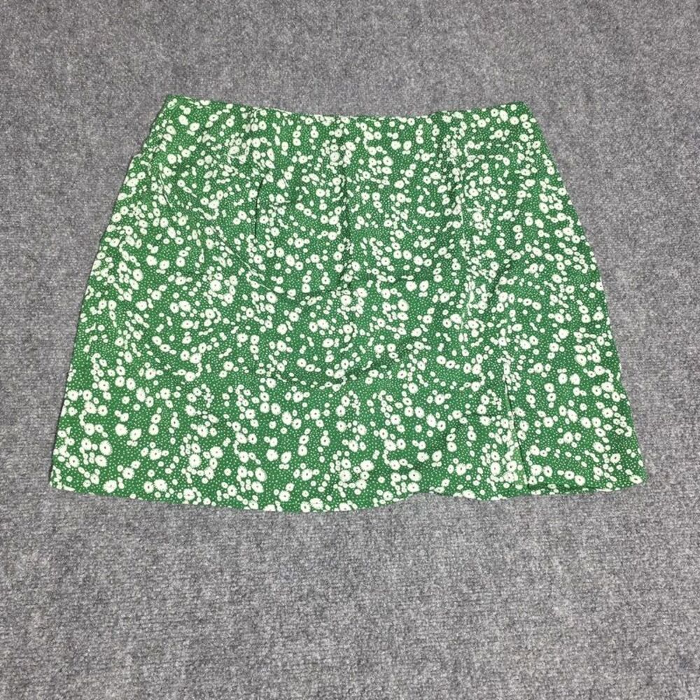 Women’s Green Floral Mini Skirt 2XL Plus Size